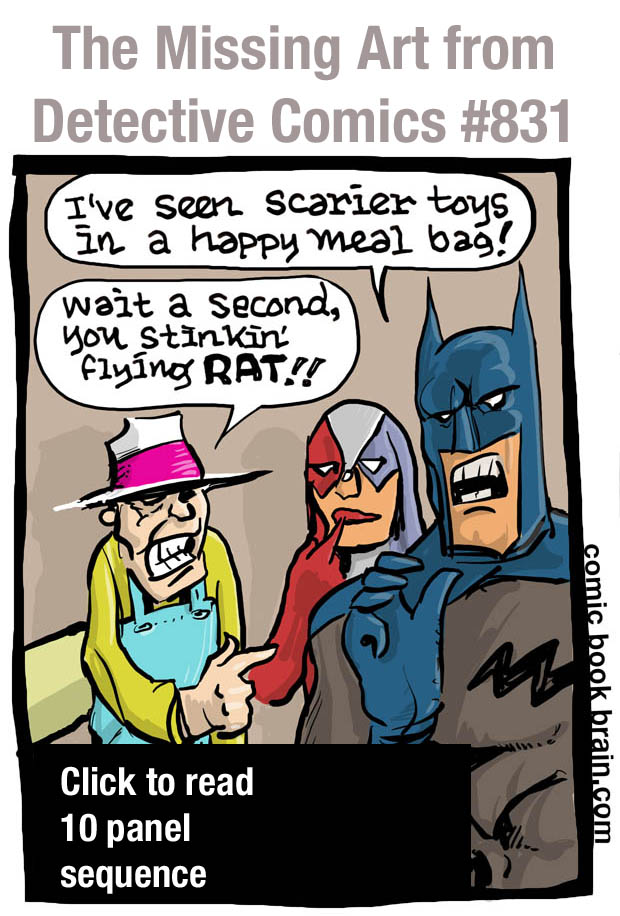 The missing art from Detective Comics 831 Parody The missing art from Detective Comics 831 Parody